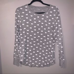 NWOT polar bear long sleeve